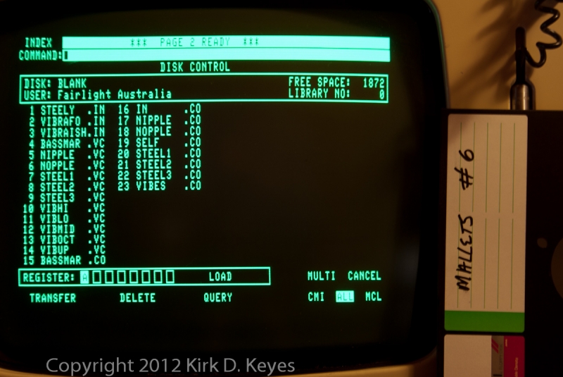 DISK LABEL: Mallets #6, DISK: BLANK, USER: Fairlight Australia