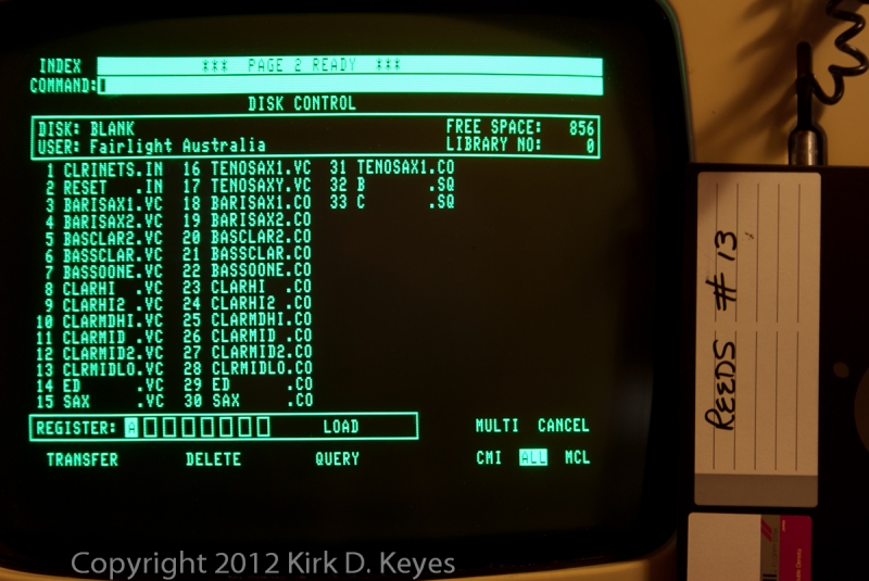 DISK LABEL: Reeds #13, DISK: BLANK, USER: Fairlight Australia