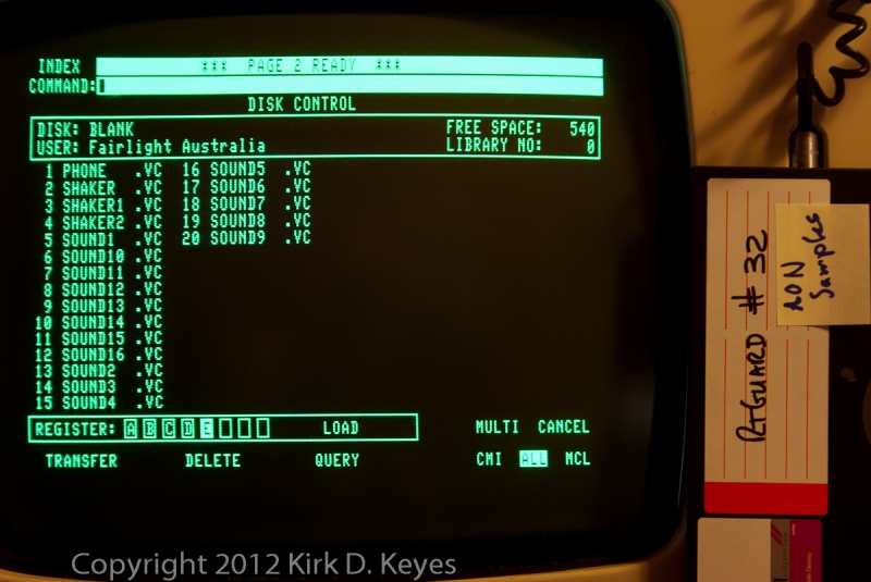 DISK LABEL: RT Guard #32, DISK: BLANK, USER: Fairlight Australia